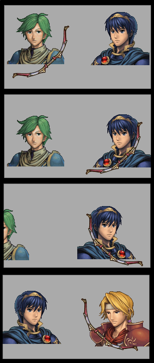 Marth taking Tomas' Killer Bow and giving it to Jeorge